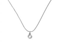 NA Symbol Pendant Necklace in 14k or Sterling Silver